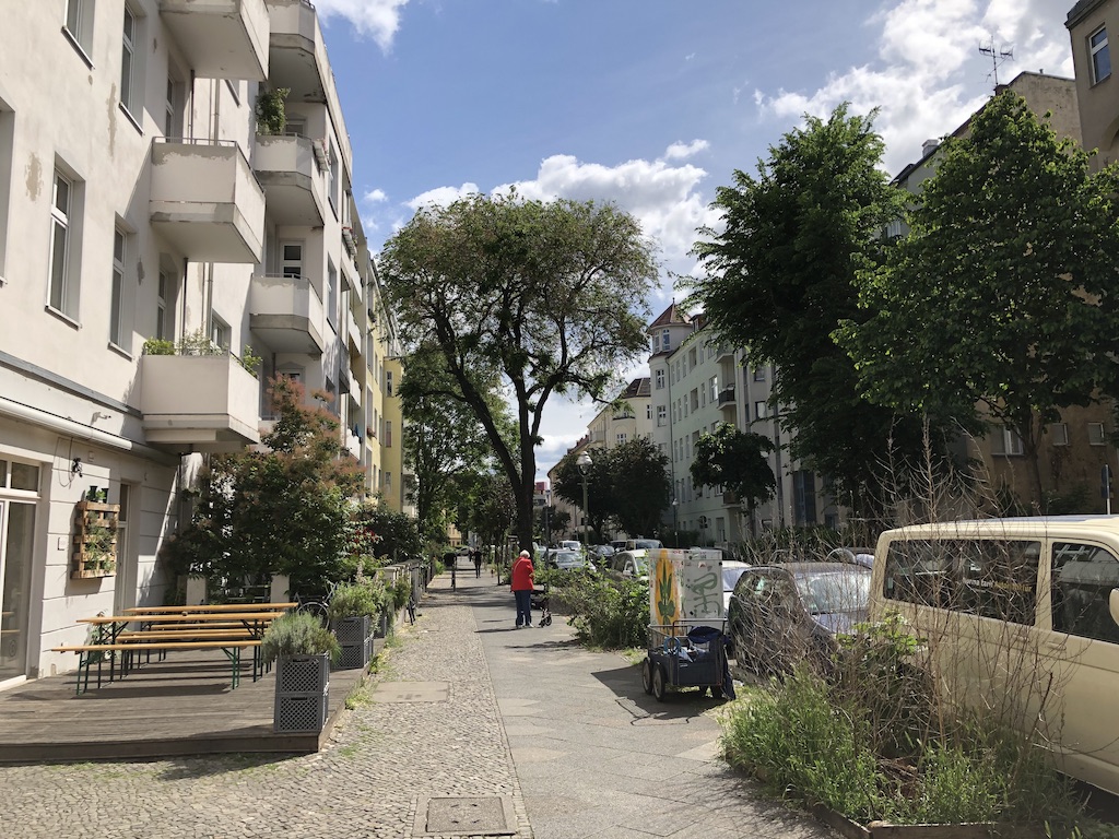 "Typische Berlijnse straat in Moabit"